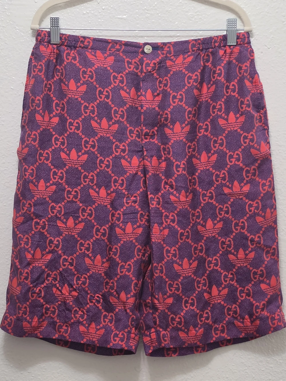 Gucci x Adidas Silk Shorts, M